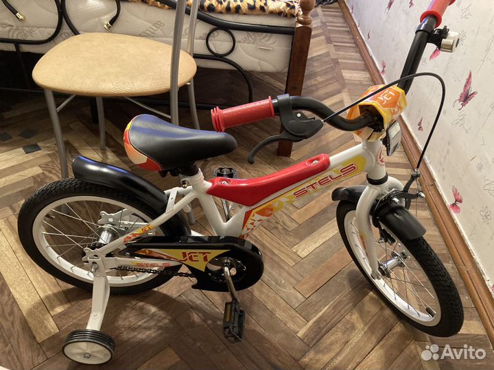 Детский велосипед stels 16 дюймов. Новый