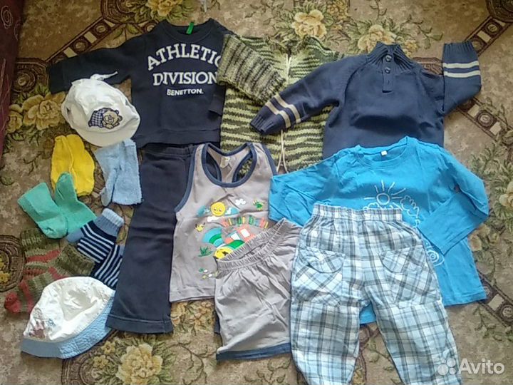 Пакет вещей на мальчика 1-2 года (92-98)