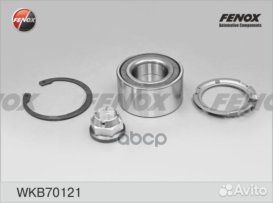 Подшипник ступ.renault logan I 04-07 пер. +ABS