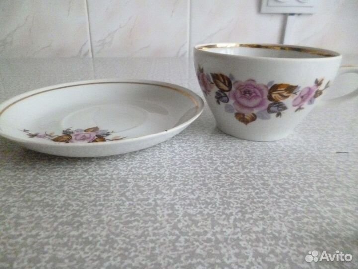 Чайный сервиз фарфор СССР 70-е, 80-е годы