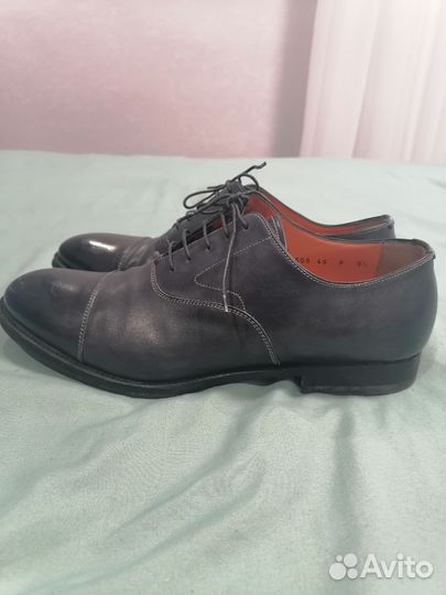 Туфли мужские италия Santoni