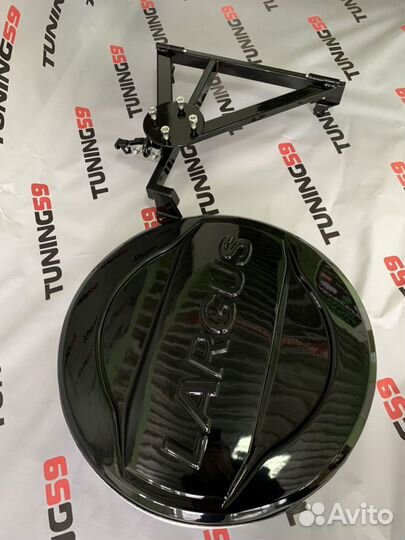 Кронштейн запасного колеса на дверные петли largus