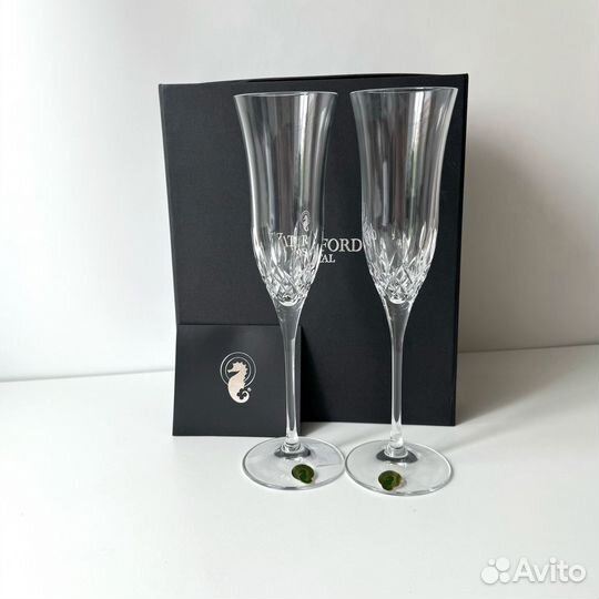 Новые Waterford хрустальные фужеры для шампанского