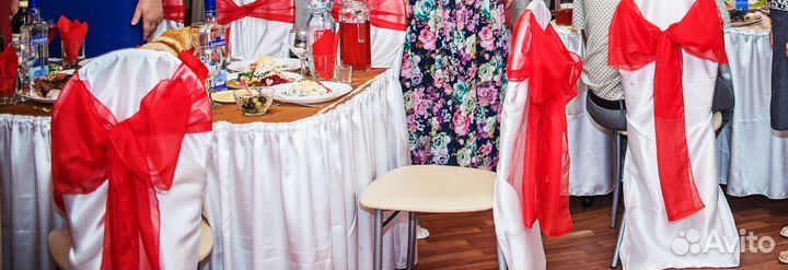 Чехлы на стулья для свадьбы