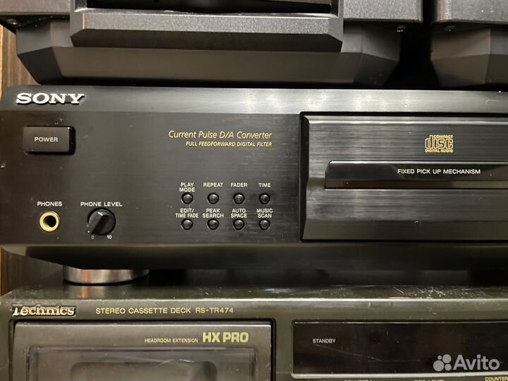 Cd проигрыватель sony cdp xe900