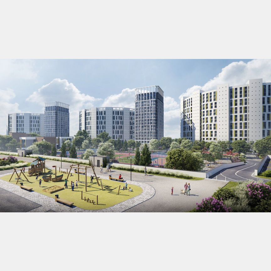 3-к. квартира, 87,4 м², 14/14 эт.