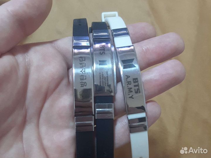 Браслеты с именами BTS