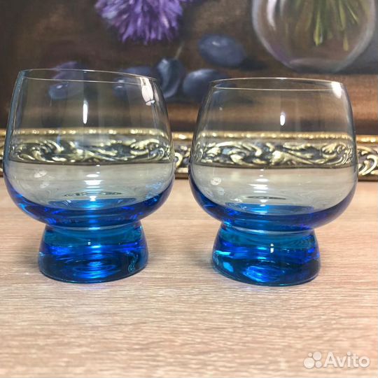 Стопки цветное стекло СССР