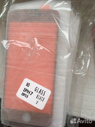 Стекло защитное для айфона много новое