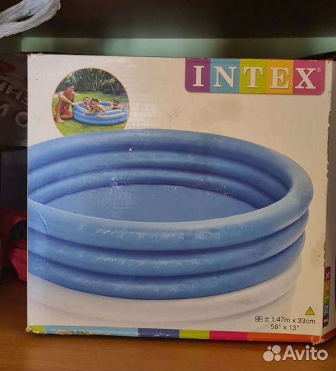 Надувной бассейн intex