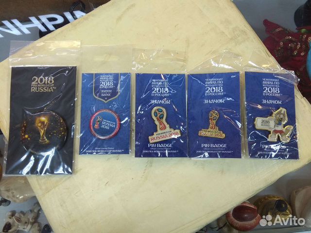 Значки чм-2018 по футболу