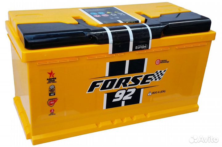 Аккумулятор forse 92 Ач 800А