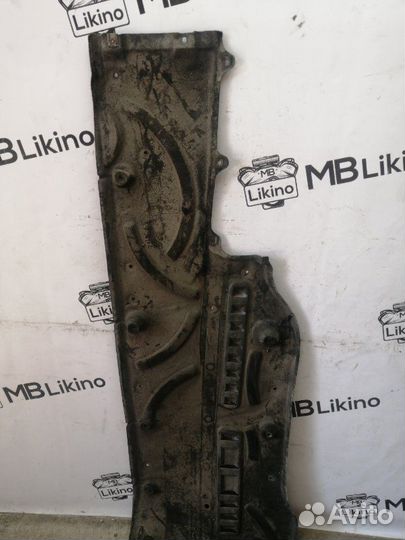 Защита днища левая Mercedes W221 Rest