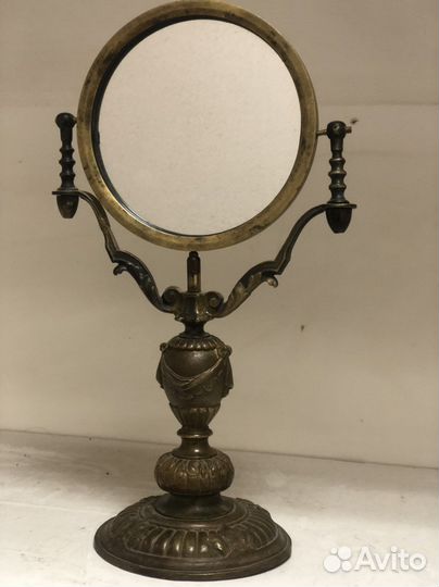 Зеркало антикварное1914г.Номерное.Бронза.Вращается