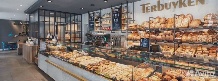 Стойка с витриной для пекарни, стойки для кондитер