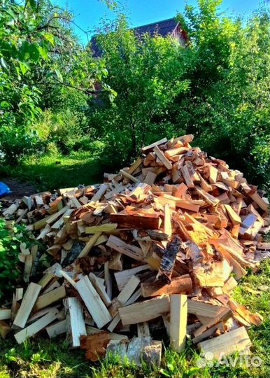 Дрова колотые Береза