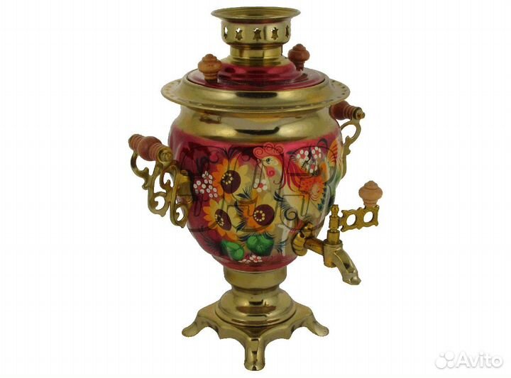 Самовар электрический Петух и подсолнухи (3 (2562)