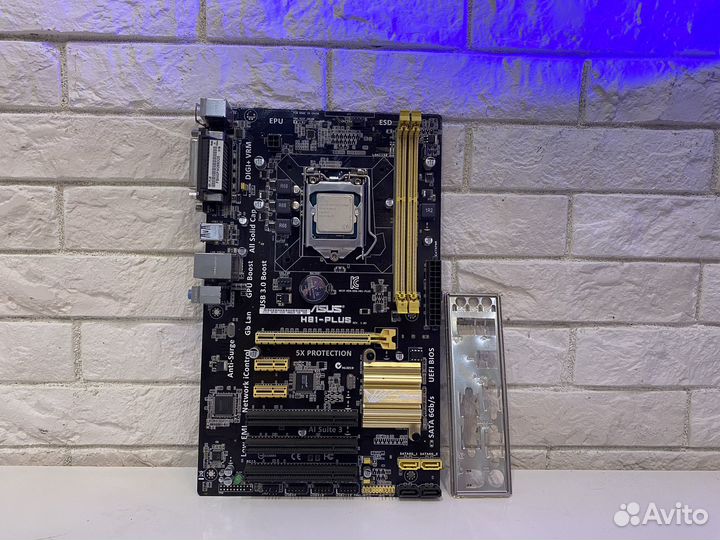Материнская плата lga1150 Asus H81-plus