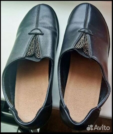 Туфли кожаные