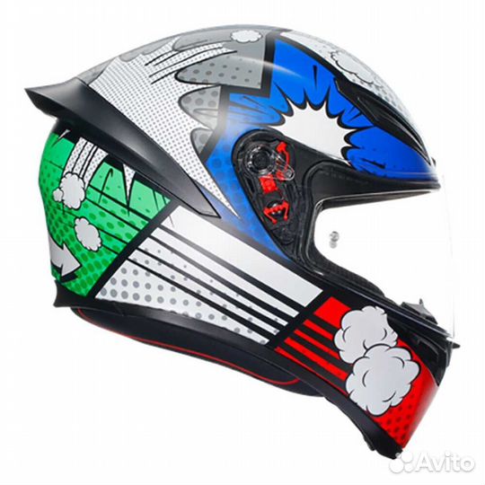 AGV K1 S E2206 Full Face Helmet Bang Matt Italy