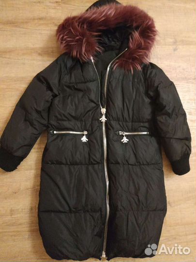 Пуховик женский 44-46 длинный
