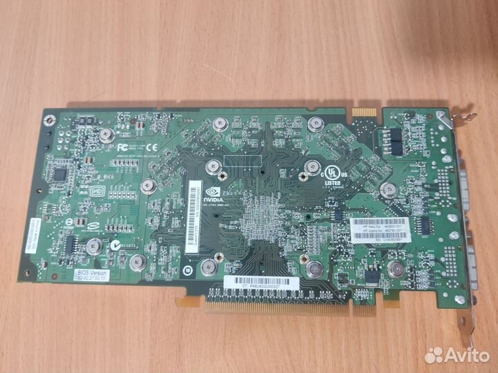 Видеокарта nvidia quadro FX3700 512Mb