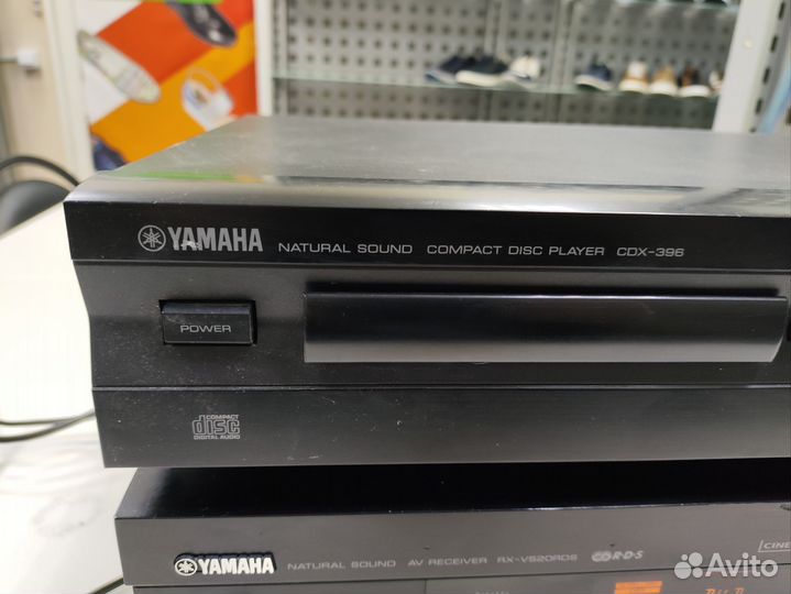 Ресивер Yamaha RX-V520RDS и disc player CDX-396