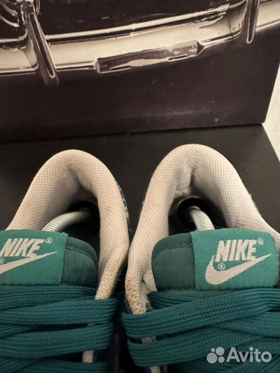 Nike dunk low green paisley