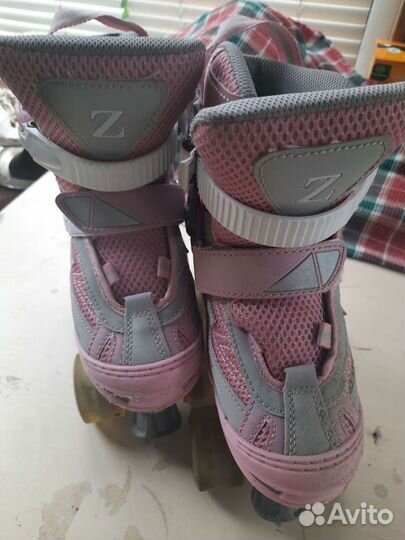 Роликовые коньки детские раздвижные