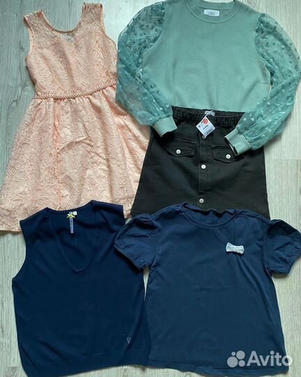 Пакет вещей на девочек 146-152 см Zara Benetton