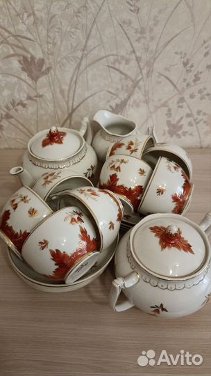 Чайный сервиз Вербилки дфз 50 гг