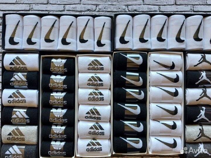 Носки Nike Fila Jordan Adidas