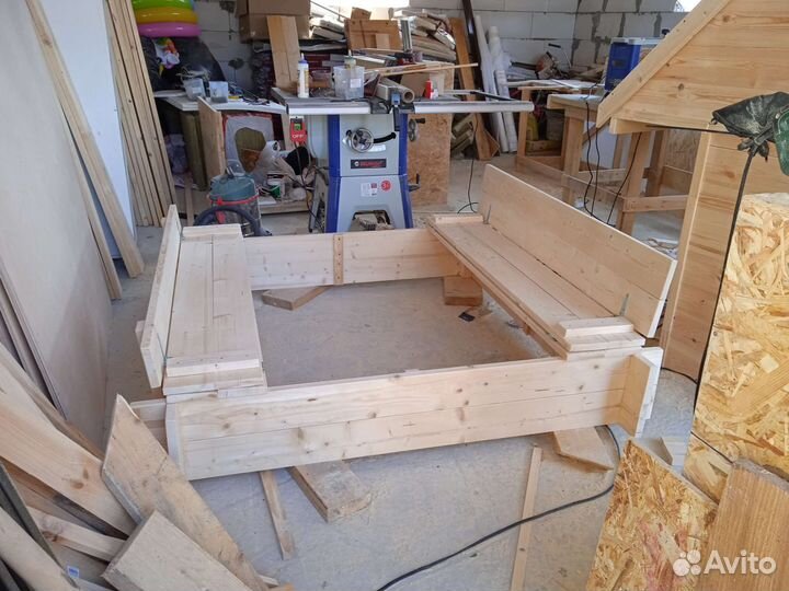 Детская песочница с крышкой