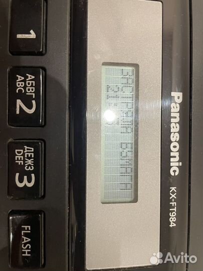 Факс panasonic kx ft984