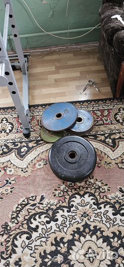 Силовая рама power line гриф с блинами