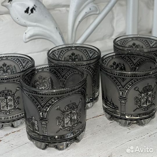 Набор 6 рюмок Санкт-Петербург стопки