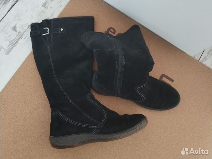 Сапоги зимние ecco 37