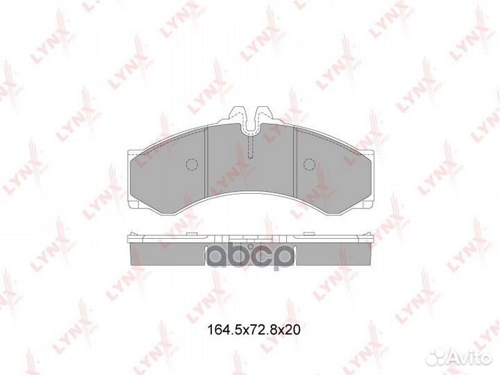 Колодки тормозные дисковые перед/зад BD5352