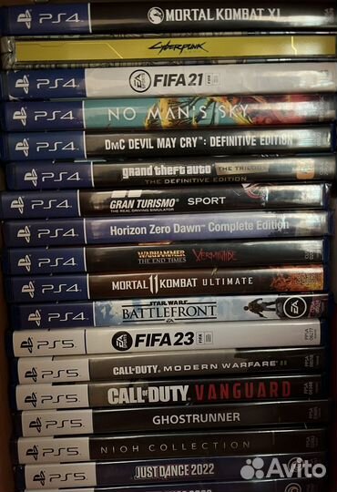 Вагон игр ps4, ps5, switch