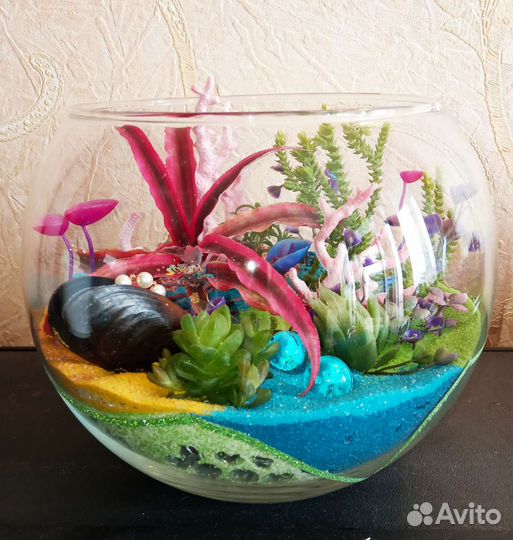 Флорариум Эксклюзив с футбольный мяч