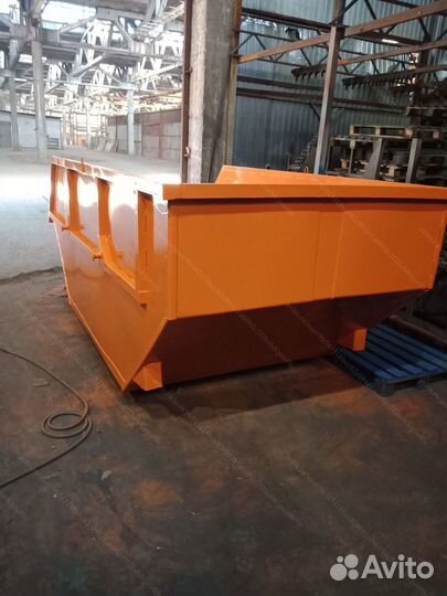 Мусорный бункер металлический 8 м3 Арт а425