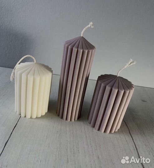 Силиконовая форма/для свечей/набор двойное сияние