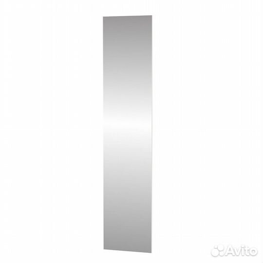 Дверь распашная Рум, 37 см зеркало белый