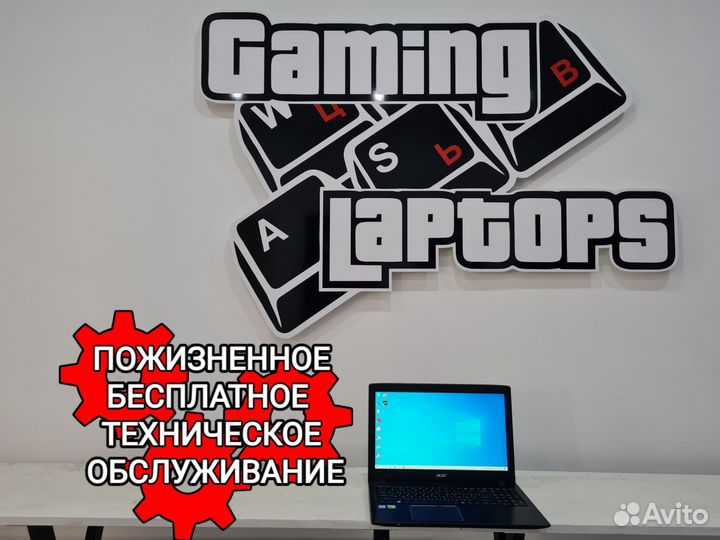 Мощный ноутбук Acer 15.6 Full HD i3-gen6/GF940MX