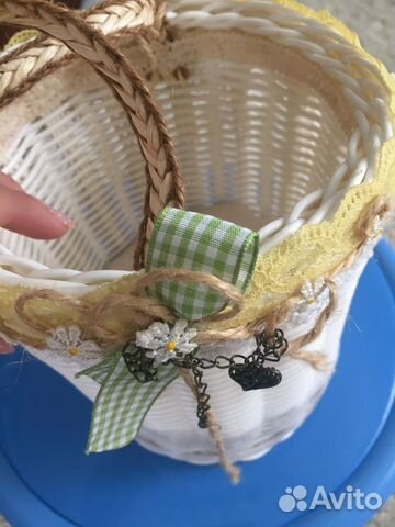 Корзина плетёная для пикника/фотосессии