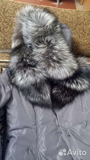 Пуховик, мех песец