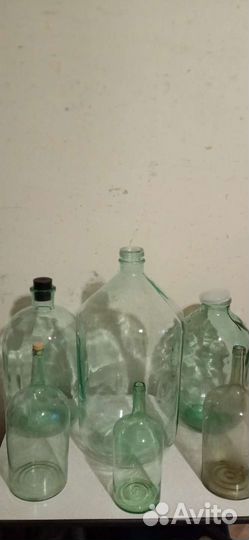 Бутылка стеклянная