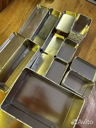 Жестяные баночки IKEA флатэн