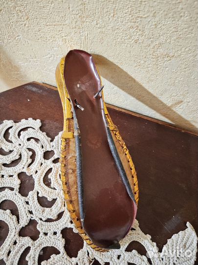 Игольница винтажная тапочек олимпийские игры