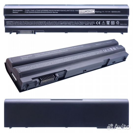 Аккумулятор для Dell T54FJ 11.1V 5200mAh